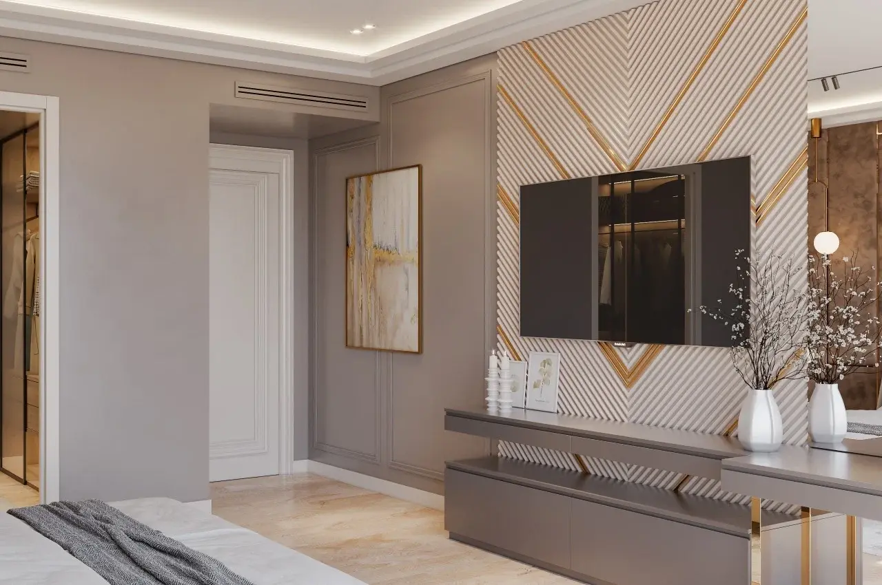 13 лучших способов разместить телевизор в спальне