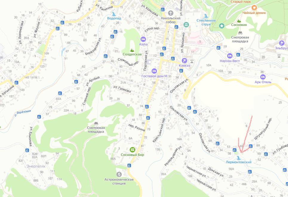 Лермонтовский водопад на реке Ольховская: природное чудо Кисловодска!