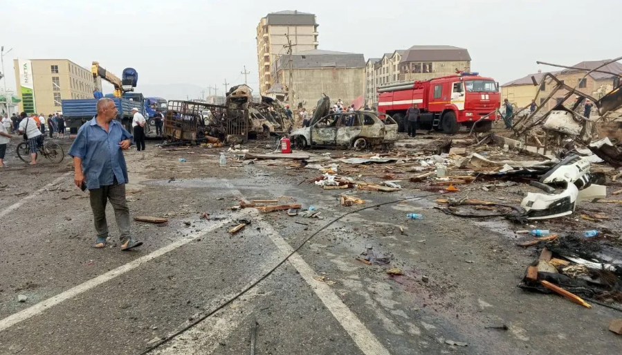 При взрыве в Дагестане погибло 30 человек, пострадало 102 — фото с места событий, что известно на данный момент, сегодня, 15 августа 2023