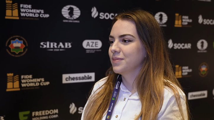 На Кубке мира в Баку перед женским финалом и мужским полуфиналом