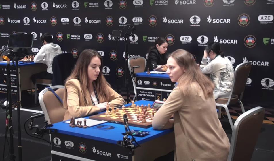 На Кубке мира в Баку перед женским финалом и мужским полуфиналом