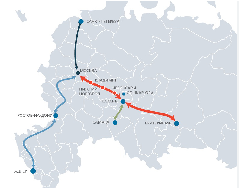 От Москвы до Петербурга за 2 часа. Новые высокоскоростные поезда