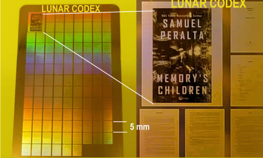 Лунный кодекс: оцифрованные работы 30 000 художников будут храниться на Луне