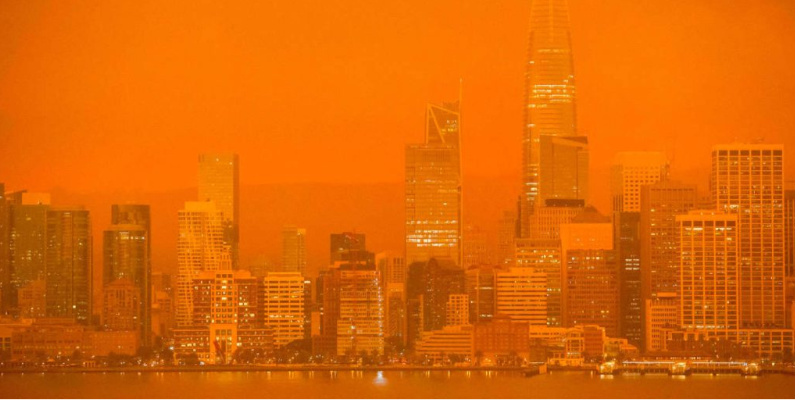 Загрязнение воздуха: дым от лесных пожаров угрожает свести на нет десятилетия прогресса США