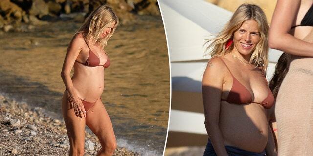 Сиенна Миллер, 41 год, беременна вторым ребенком после замораживания яиц