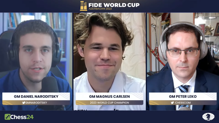 Кубок мира по шахматам ФИДЕ 2023 в Баку, - завершен. Продолжение следует.