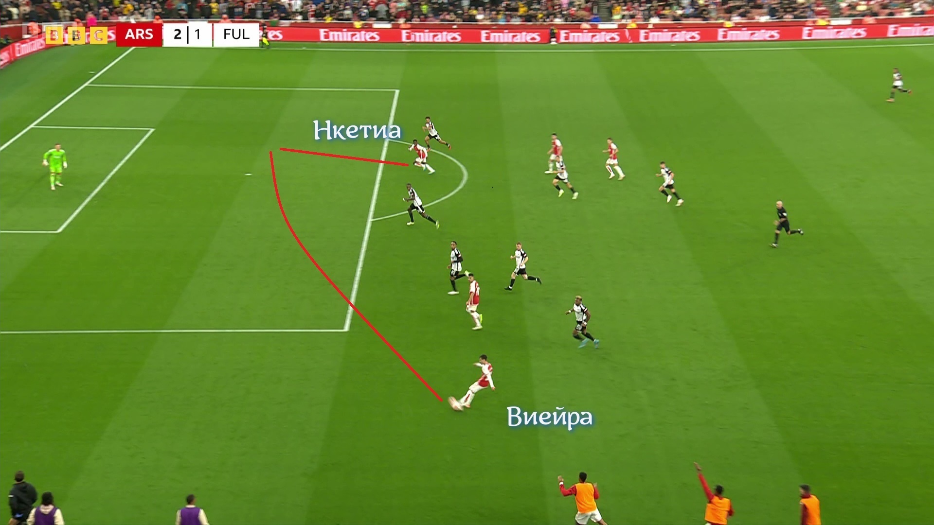 Арсенал потерял первые очки в сезоне