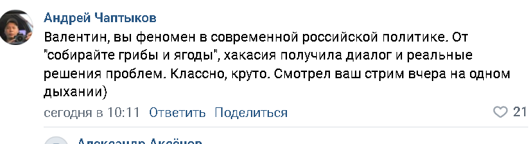 Феномен в современной российской политике.