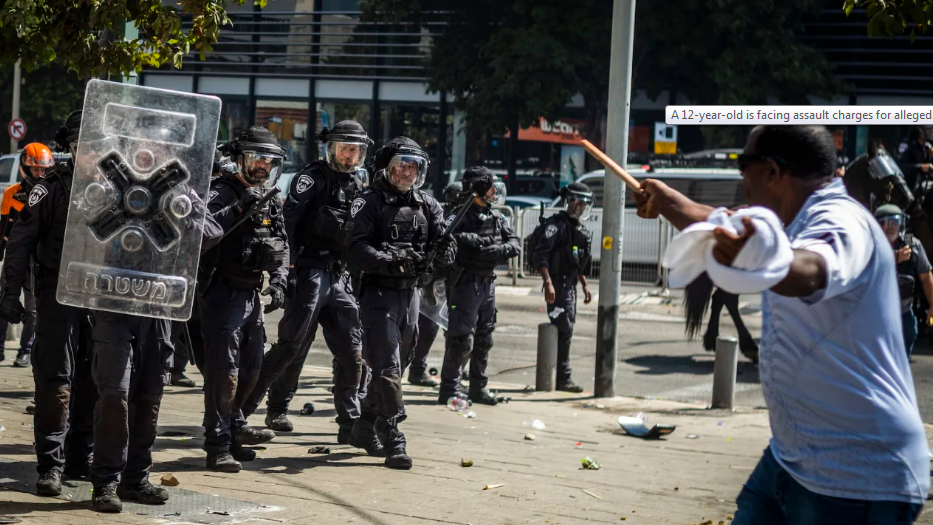 Более 100 человек получили ранения в результате беспорядков в Тель-Авиве с участием выходцев из Эритреи