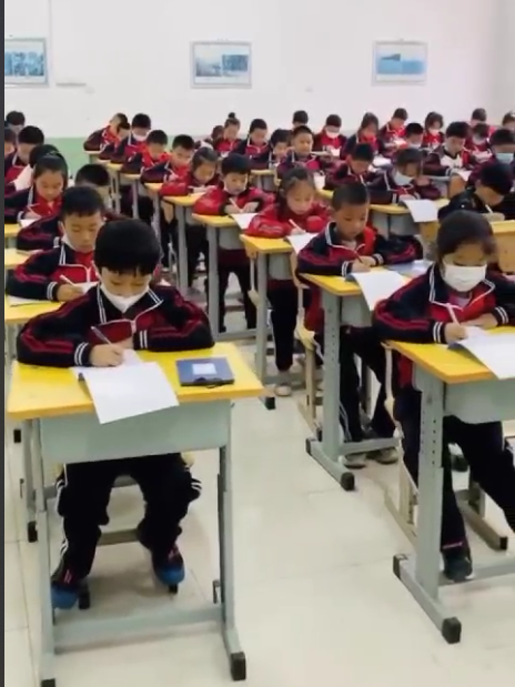 Как учатся китайские школьники. Весьма интересно.