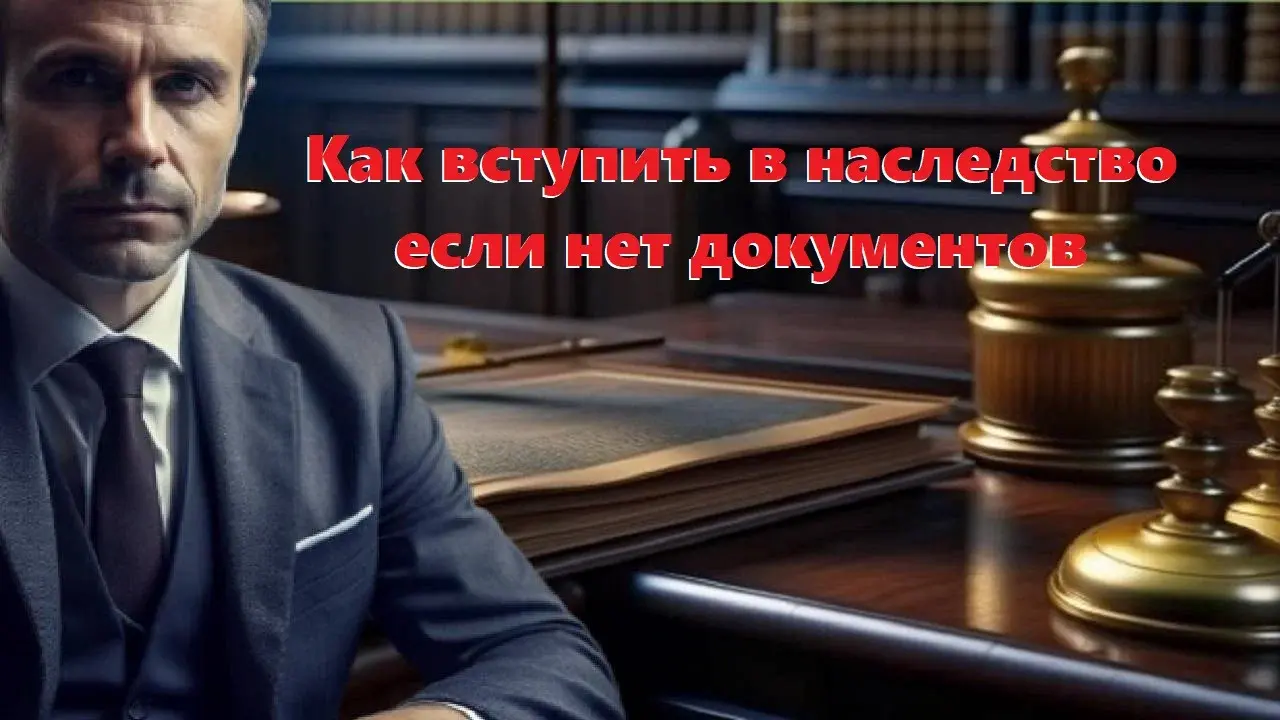 Как вступить в наследство если нет документов?