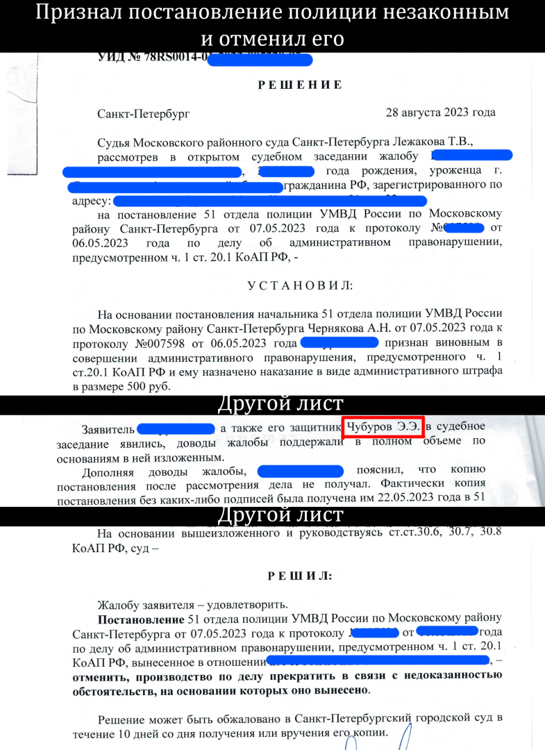 Интересный случай из практики: как я победил полицейских в суде и отменил постановление, сломав стереотипы