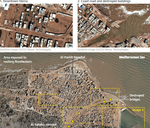 Ливийцы требуют расследования, поскольку число погибших в результате катастрофических наводнений растет