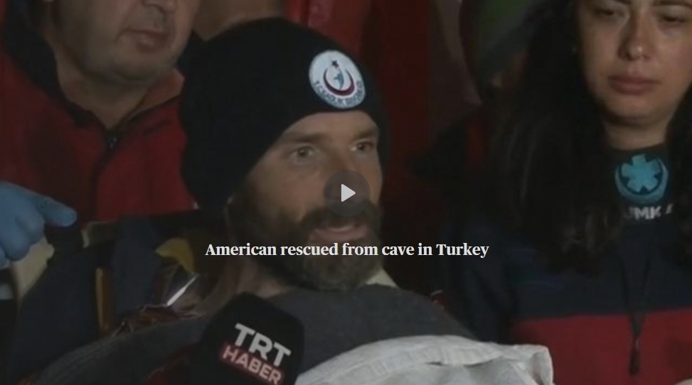 Выживший спасатель в турецкой пещере Марк Дики о своем смертельном "приключении"