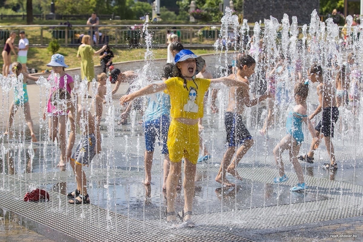 Жара в городе картинки