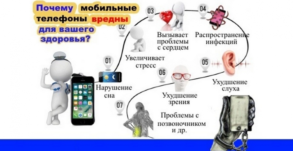 Почему телефоны вредны для нашего здоровья?
