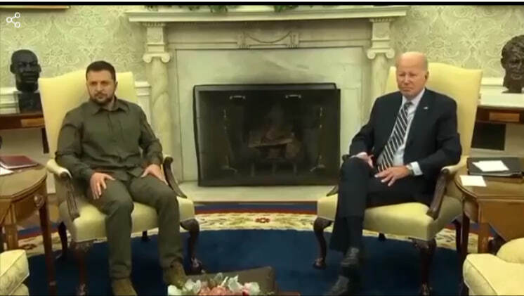 Пресс-конференция Зеленского и Байдена закончилась скандалом