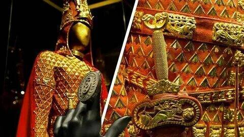 Загадочные золотые артефакты.