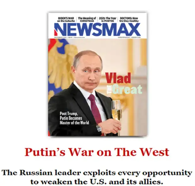 Великий Владимир - обложка журнала «Newsmax» (США)