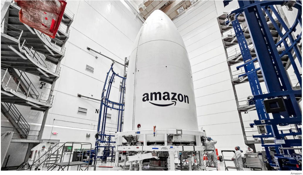 Amazon запустит первые интернет-спутники в попытке составить конкуренцию SpaceX