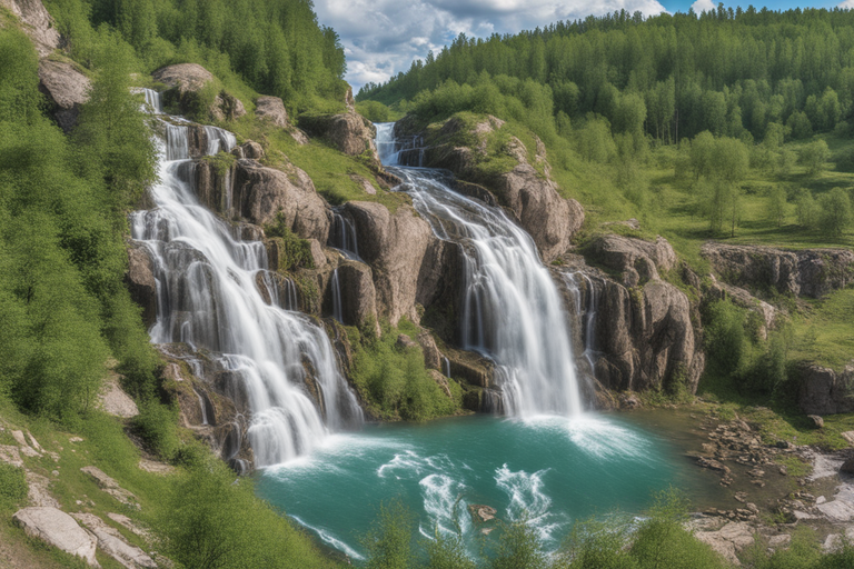 "Алтайская красота: Приключения в горах, озерах и на водопадах"