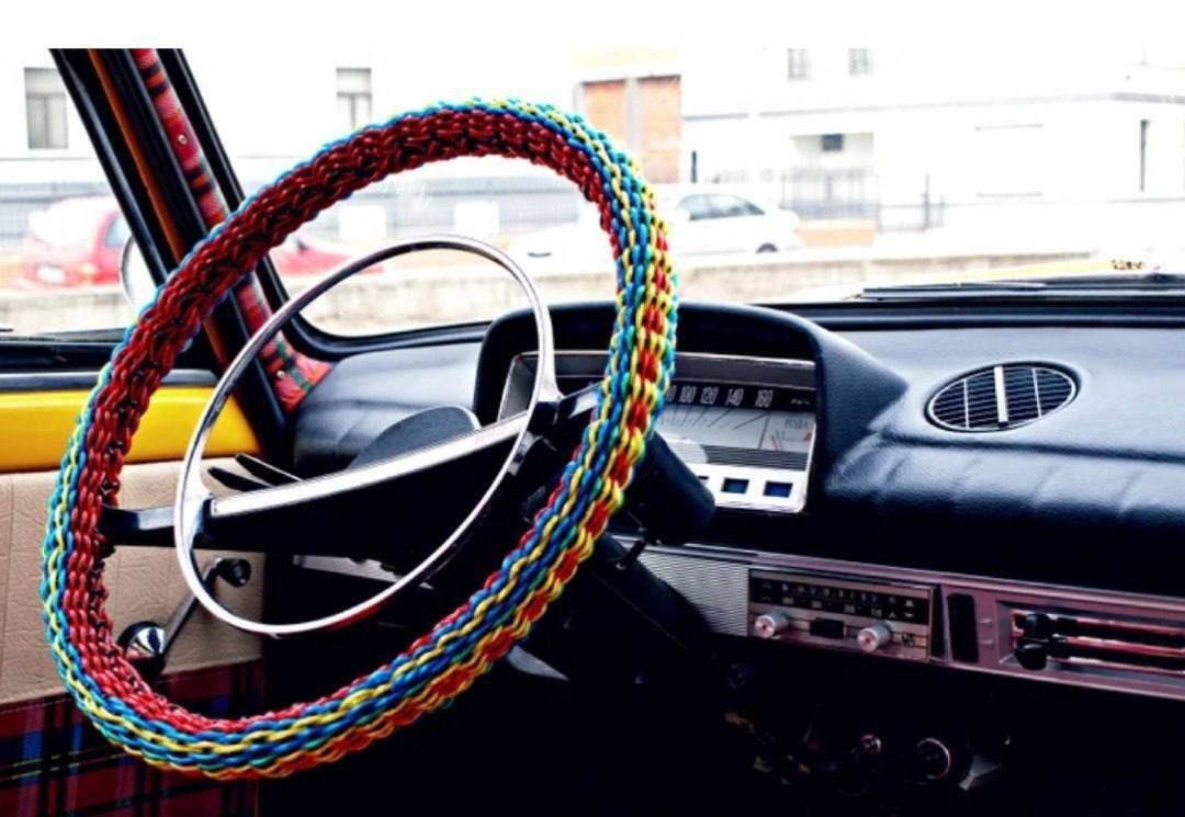 Тюнинг по-советски! Оплётка руля проволокой