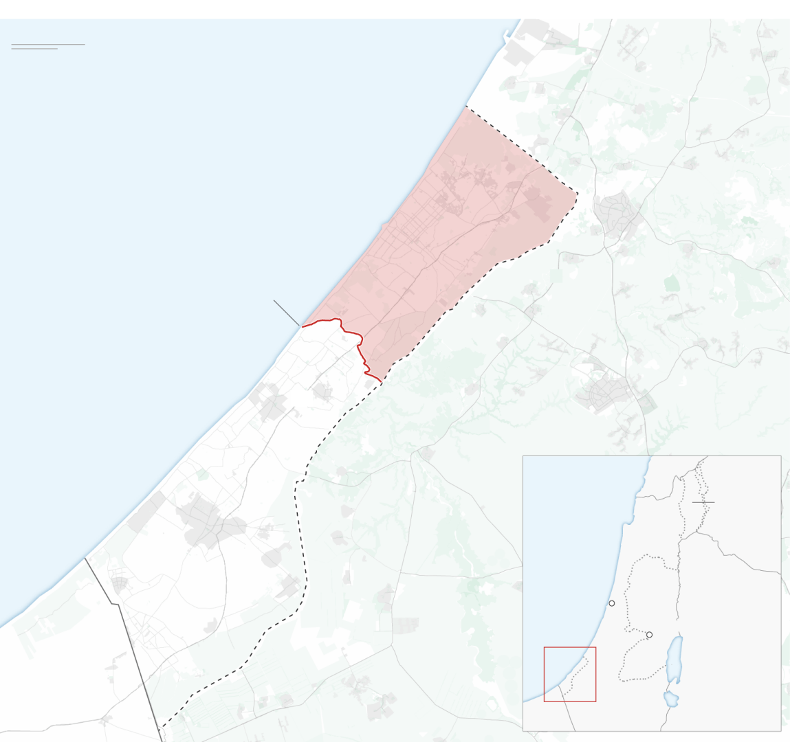 Эвакуация житилей Газы