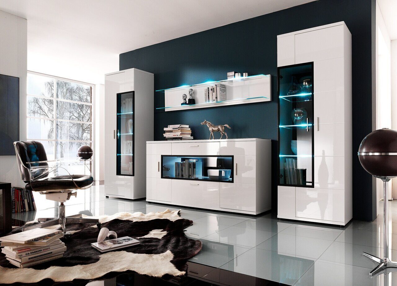 Современные гостиные стенки: стильное и практичное решение для вашего интерьера