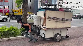 ЯТАЙ | Самый быстрый работник киоска японской кухни в Японии | уличная еда