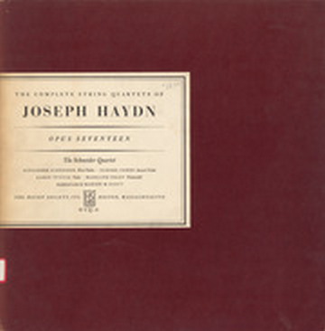 Йозеф Гайдн Струнный квартет № 3 си-бемоль мажор Op 17