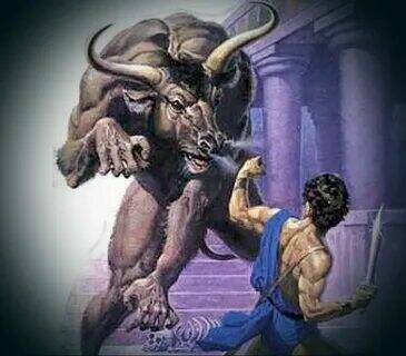 Минотавр - загадочное и знаменитое существо греческой мифологии.