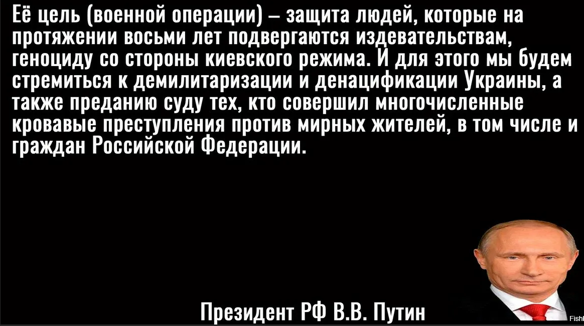 Речь Путина про денацификацию. Путин денацификация демилитаризация. Денацификация Украины цитаты.