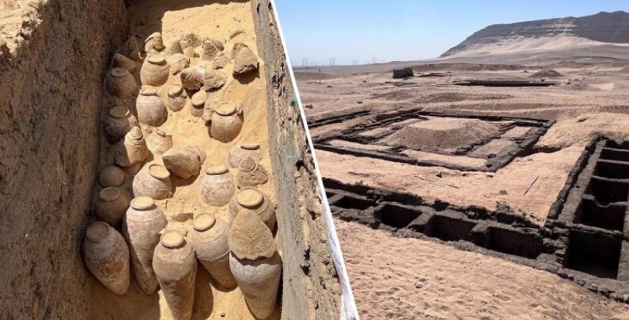 В Египте были обнаружены сотни кувшинов с вином