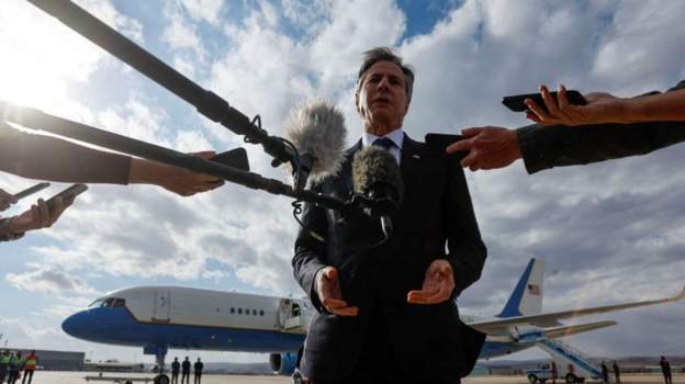 Наши переговоры обсудили, что мы можем сделать для установления прочного мира - Блинкен