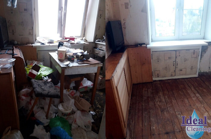 Грязная работа и адский труд: самая «убитая» захламленная квартира, которую убирали сотрудники клининга