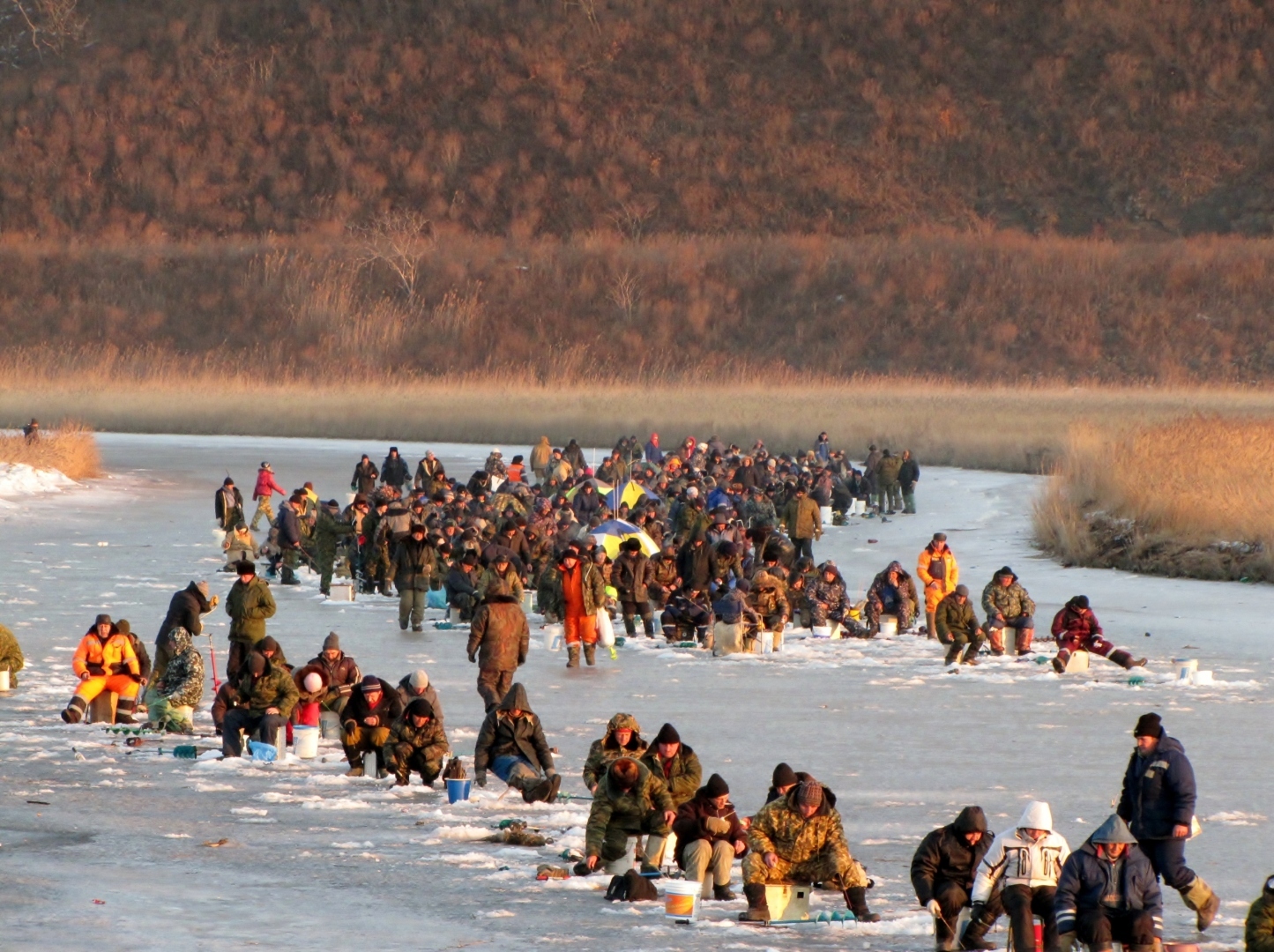 Ура сезон корюшки начался!