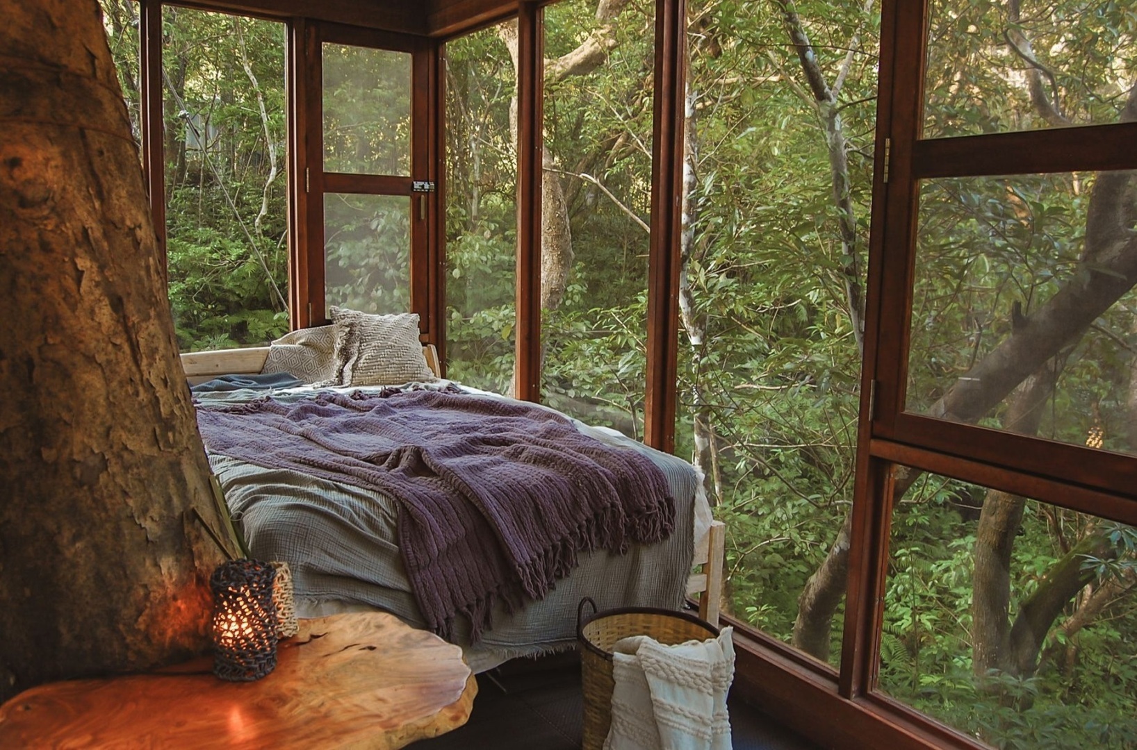 Один из самых элегантных отелей Японии на самом деле представляет собой домик на дереве.