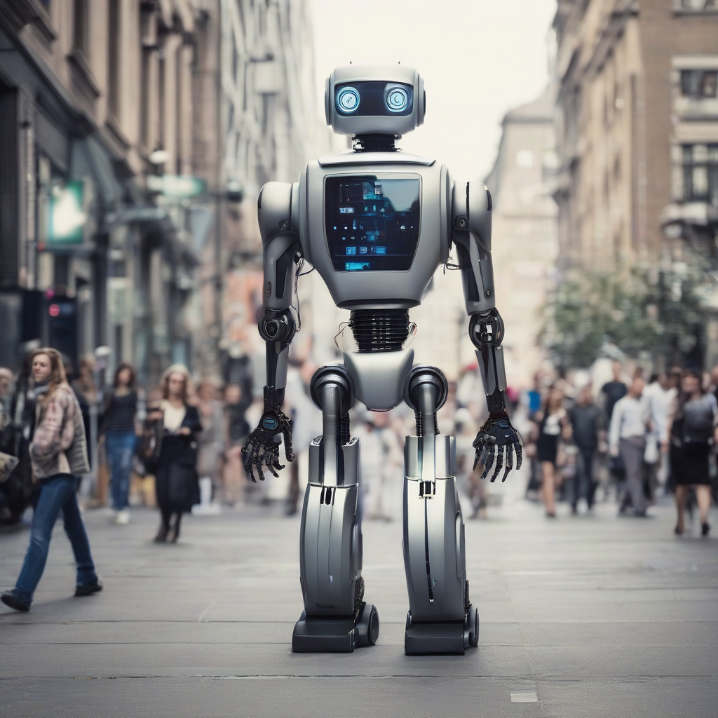 Как скоро будут роботы среди людей! ?