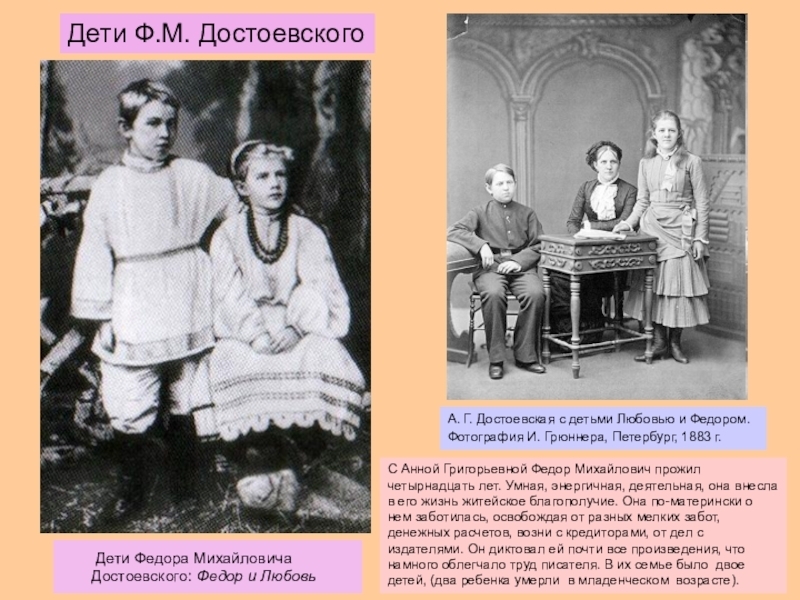 Потомки писателя Достоевского: кто они и где живут сейчас? Печальная судьба жены и детей
