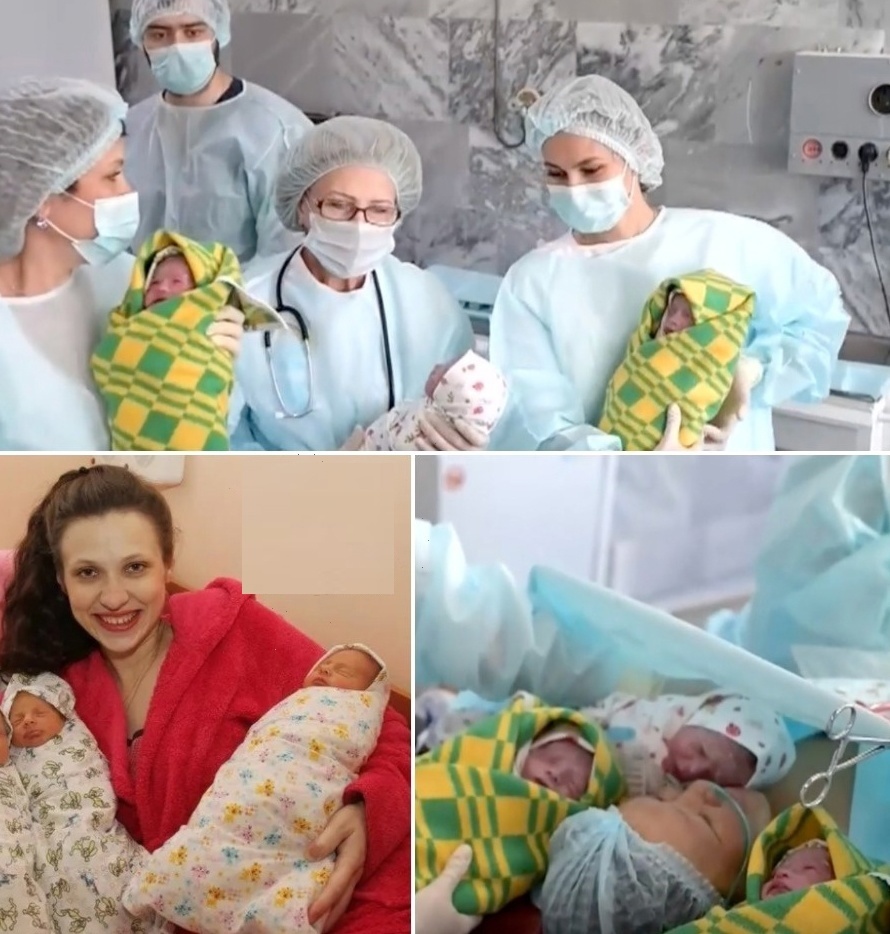 За один день в семье стало 6 детей.