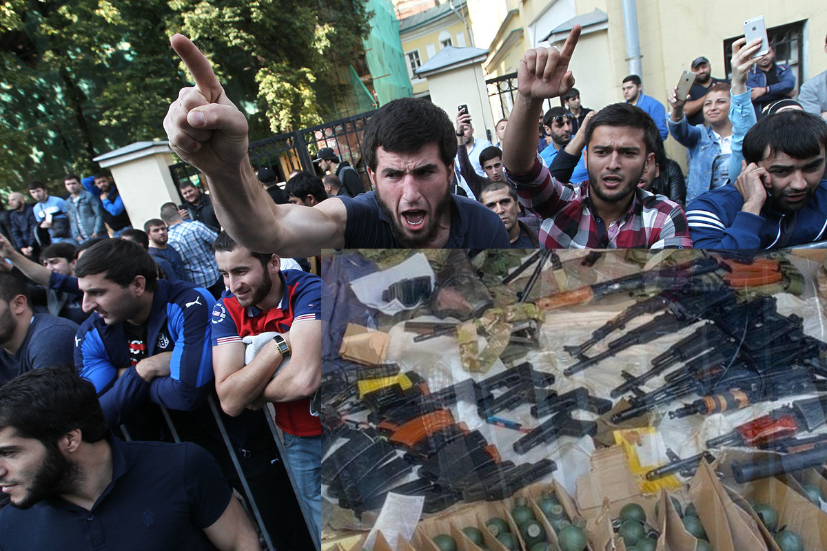 Мигрантское подполье готовит военную операцию в России: в 53 регионах страны обнаружены склады с оружием, принадлежащие этническим диаспорам