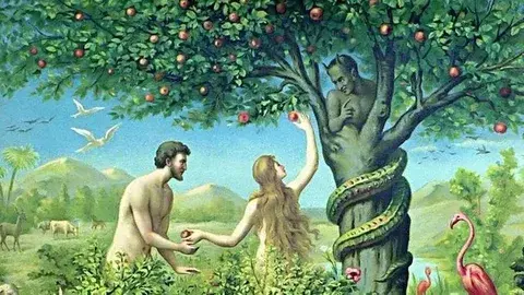 Пропавшее библейское яблоко, съеденное Адамом и Евой