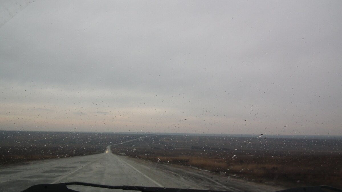 Бескрайние степи Калмыкии