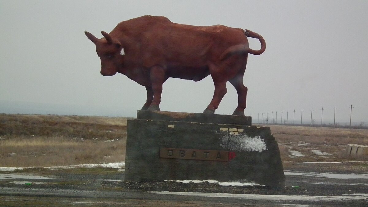 Бескрайние степи Калмыкии