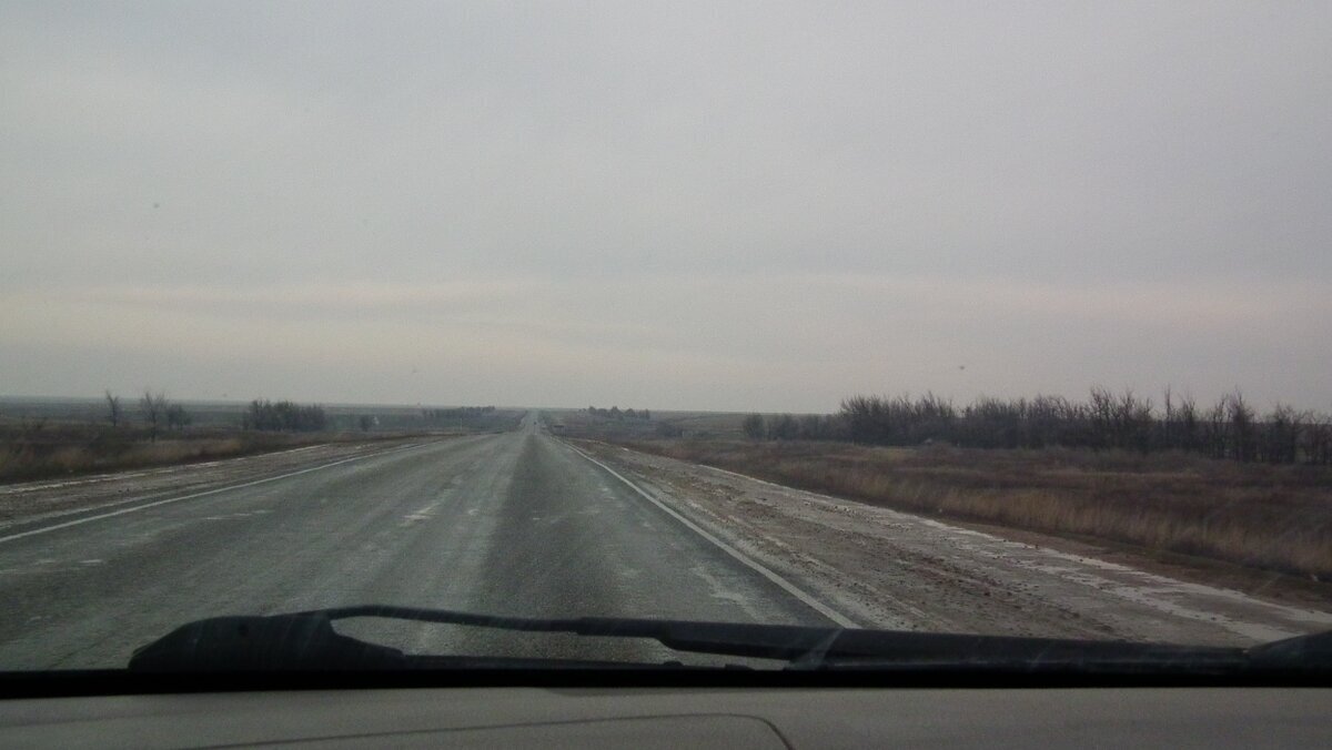 Бескрайние степи Калмыкии