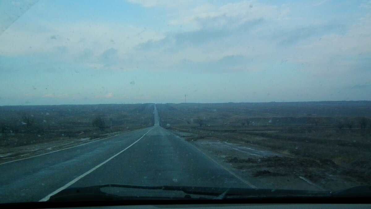 Бескрайние степи Калмыкии