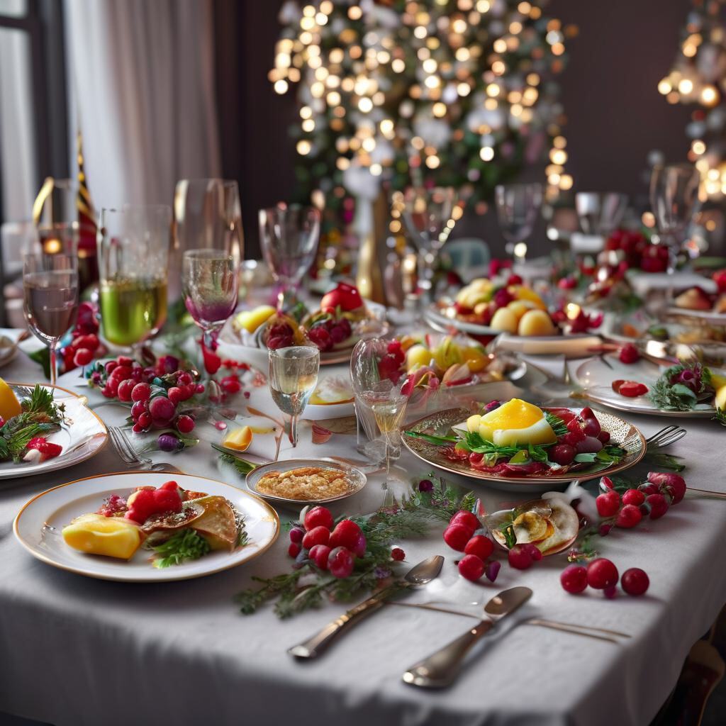 🗓️🎄 Что приготовить на Новый Год 2024? Делюсь авторскими, необычными и уникальными рецептами блюд с фото на праздничный стол от нейросети 👩‍🍳💯