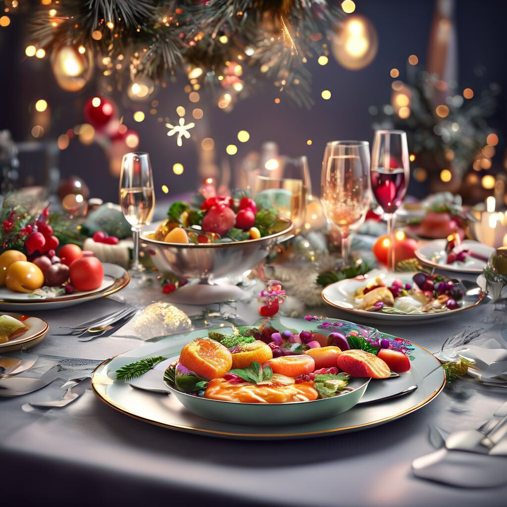 🗓️🎄 Что приготовить на Новый Год 2024? Делюсь авторскими, необычными и уникальными рецептами блюд с фото на праздничный стол от нейросети 👩‍🍳💯