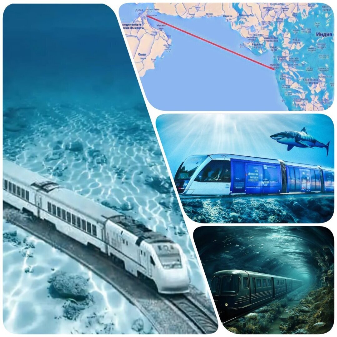 Железная дорога под водой и в небе - "Будущее подмигнуло РЖД со стороны Китая и ОАЭ"