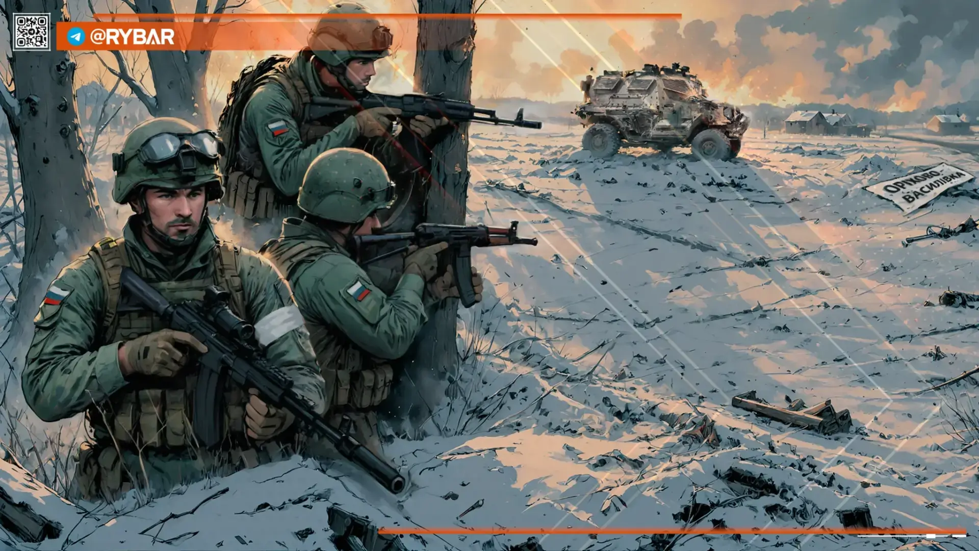 Наступление русской армии под Бахмутом, истощение украинской армии